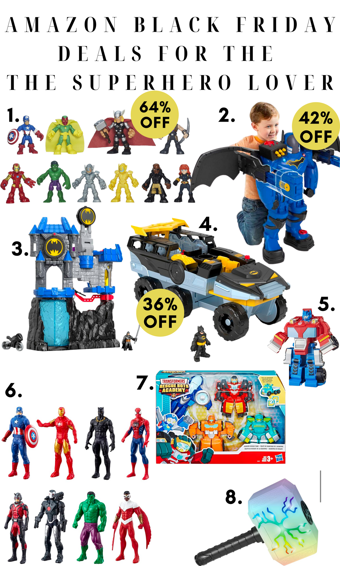 AMAZON BLACK FRIDAY DEALS - The Superhero Lover