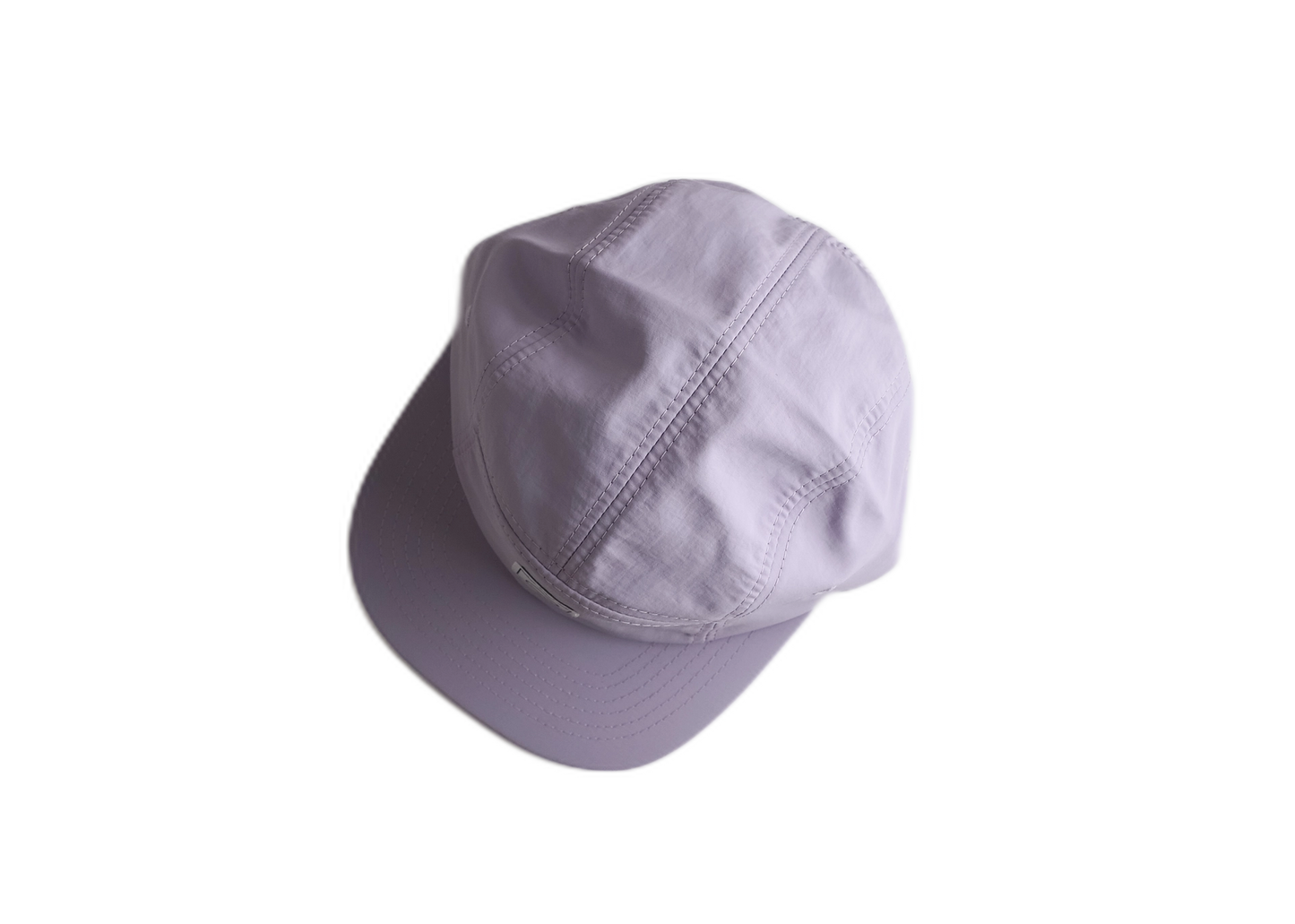 Nylon Waterproof Five-Panel Hat in Lilac