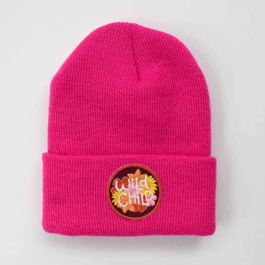 Wild Child Fuschia Beanie