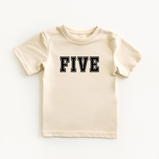 FIVE - Varsity Birthday - Toddler Tee