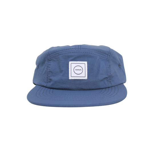 Nylon Waterproof Five-Panel Hat in Wave